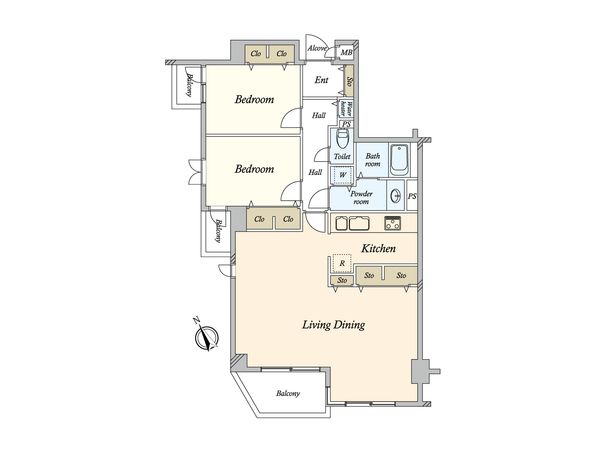 豊栄ジャルダン高輪 間取図(平面図) 豊栄ジャルダン高輪 間取図(平面図)