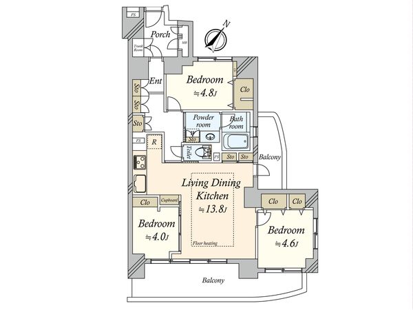 間取図(平面図)