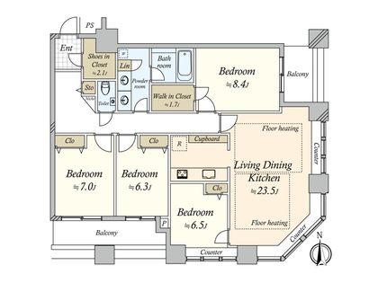 間取図(平面図)
