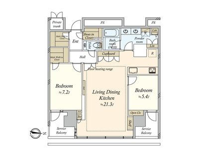 間取図(平面図)