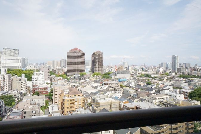 パークシティ大崎 ザタワー バルコニーからの眺望（東向き）