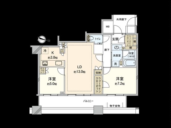 ブリリア大井町ラヴィアンタワー 間取図(平面図) ブリリア大井町ラヴィアンタワー 間取図(平面図)