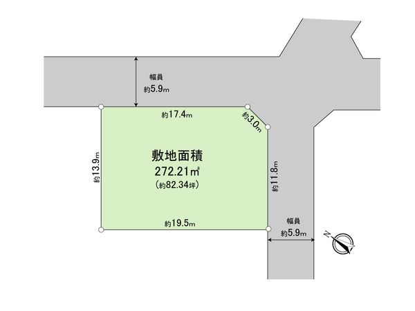 北山田6丁目 土地 区画図 北山田6丁目 土地 区画図