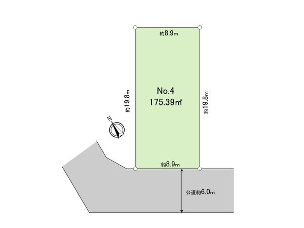早渕3丁目土地 4区画 区画図 早渕3丁目土地 4区画 区画図