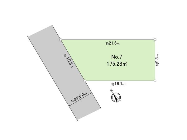 早渕3丁目土地 7区画 区画図 早渕3丁目土地 7区画 区画図
