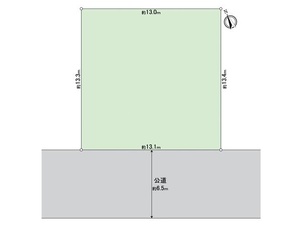 都筑区すみれが丘 土地 区画図