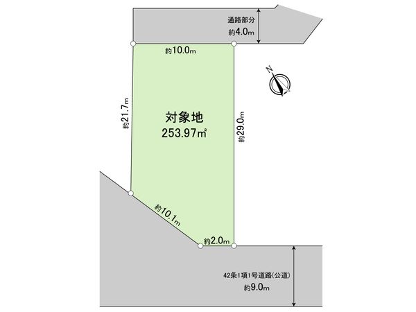 葛が谷 土地 区画図 葛が谷 土地 区画図