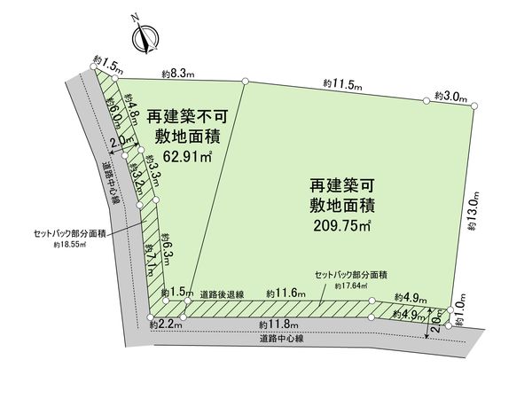 荏田南町 土地 区画図 荏田南町 土地 区画図