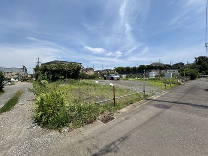 南山田町 土地 前面道路含む外観