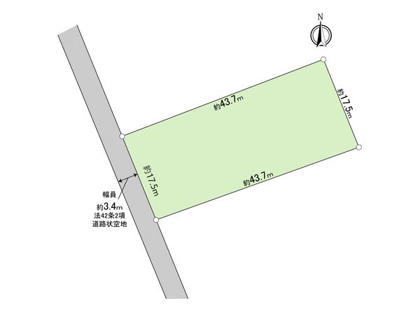 南山田町 土地 区画図