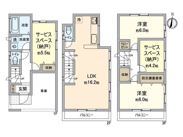 茅ケ崎南3丁目 戸建 間取図(平面図)