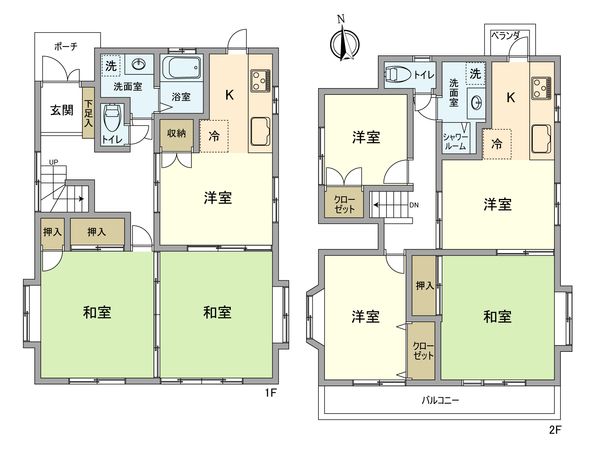 加賀原1丁目戸建 間取図(平面図) 加賀原1丁目戸建 間取図(平面図)