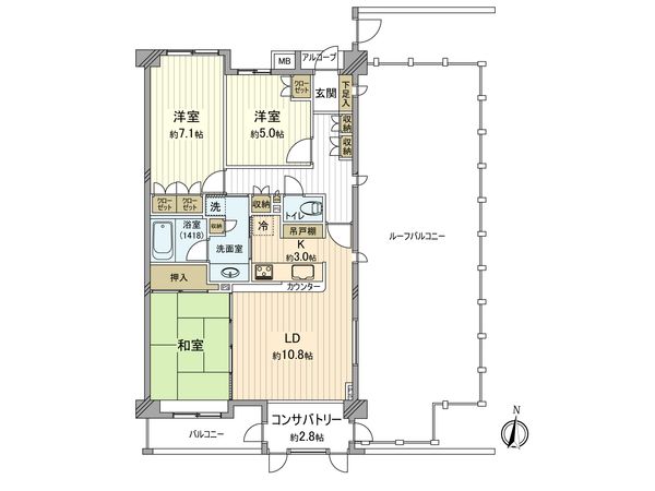 間取図(平面図)