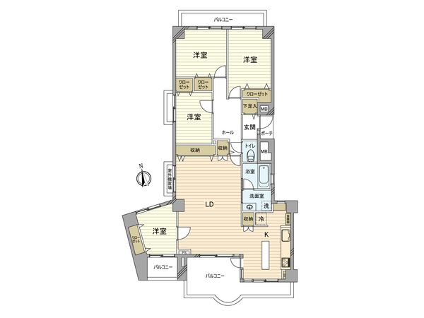 シンフォニックヒルズかがやきの街 24-7号棟 間取図(平面図) シンフォニックヒルズかがやきの街 24-7号棟 間取図(平面図)