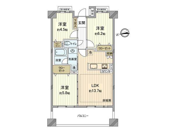 間取図(平面図)