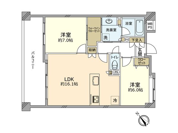 ライオンズプラザ港北ニュータウン 間取図(平面図) 間取図(平面図)