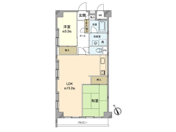 鷺沼さくら公園スカイマンション 間取図(平面図)