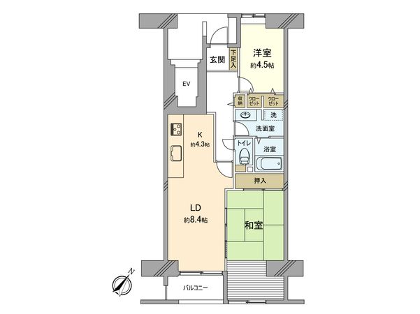 ビュープラザセンター北 3-6号棟 間取図(平面図) ビュープラザセンター北 3-6号棟 間取図(平面図)
