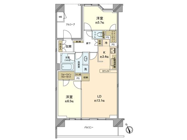 グレーシアパーク仲町台 間取図(平面図) グレーシアパーク仲町台 間取図(平面図)