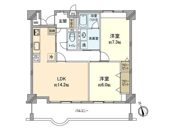 ヒルズアスパイア 1号棟 間取図(平面図) ヒルズアスパイア 1号棟 間取図(平面図)