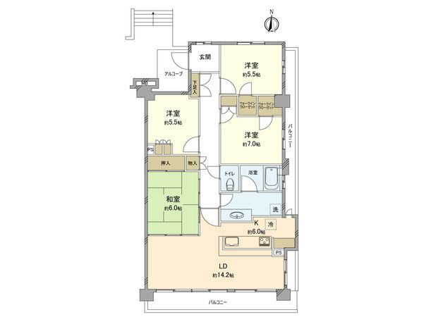 シーズンプレイス C棟 間取図(平面図) シーズンプレイス C棟 間取図(平面図)