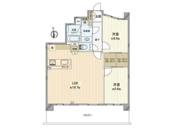 クオス仲町台レジデンシャルステージ 間取図(平面図)
