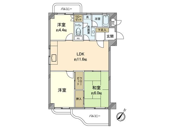 大倉山キャッスル 間取図(平面図) 大倉山キャッスル 間取図(平面図)