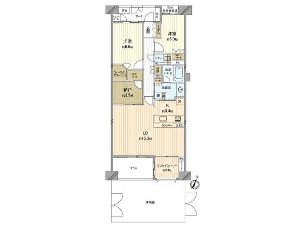 港北センタープレイスA棟 間取図(平面図) 港北センタープレイスA棟 間取図(平面図)