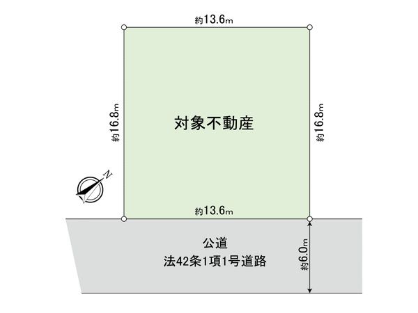 習志野市香澄5丁目 土地 区画図 習志野市香澄5丁目 土地 区画図