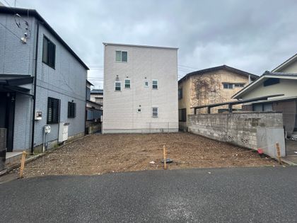 船橋市浜町1丁目土地 前面道路含む外観