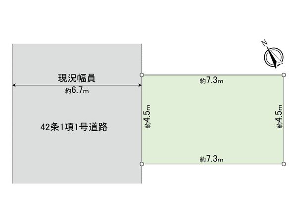船橋市浜町1丁目 土地 区画図 船橋市浜町1丁目 土地 区画図