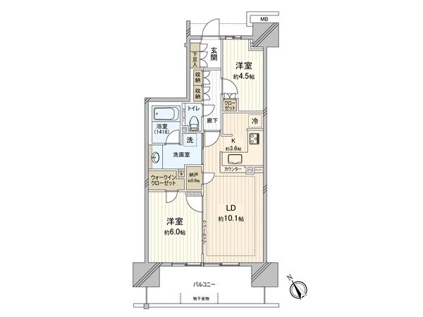 パークホームズLaLa南船橋ステーションプレミア 間取図(平面図) パークホームズLaLa南船橋ステーションプレミア 間取図(平面図)