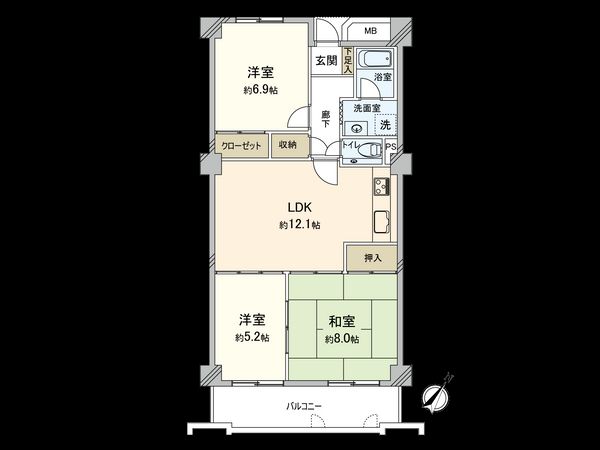 船橋ファミリータウン 間取図(平面図) 船橋ファミリータウン 間取図(平面図)