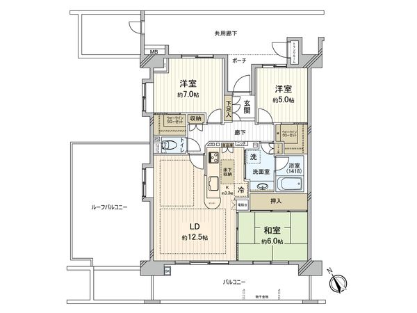 ヴェルデコア新習志野 間取図(平面図) ヴェルデコア新習志野 間取図(平面図)