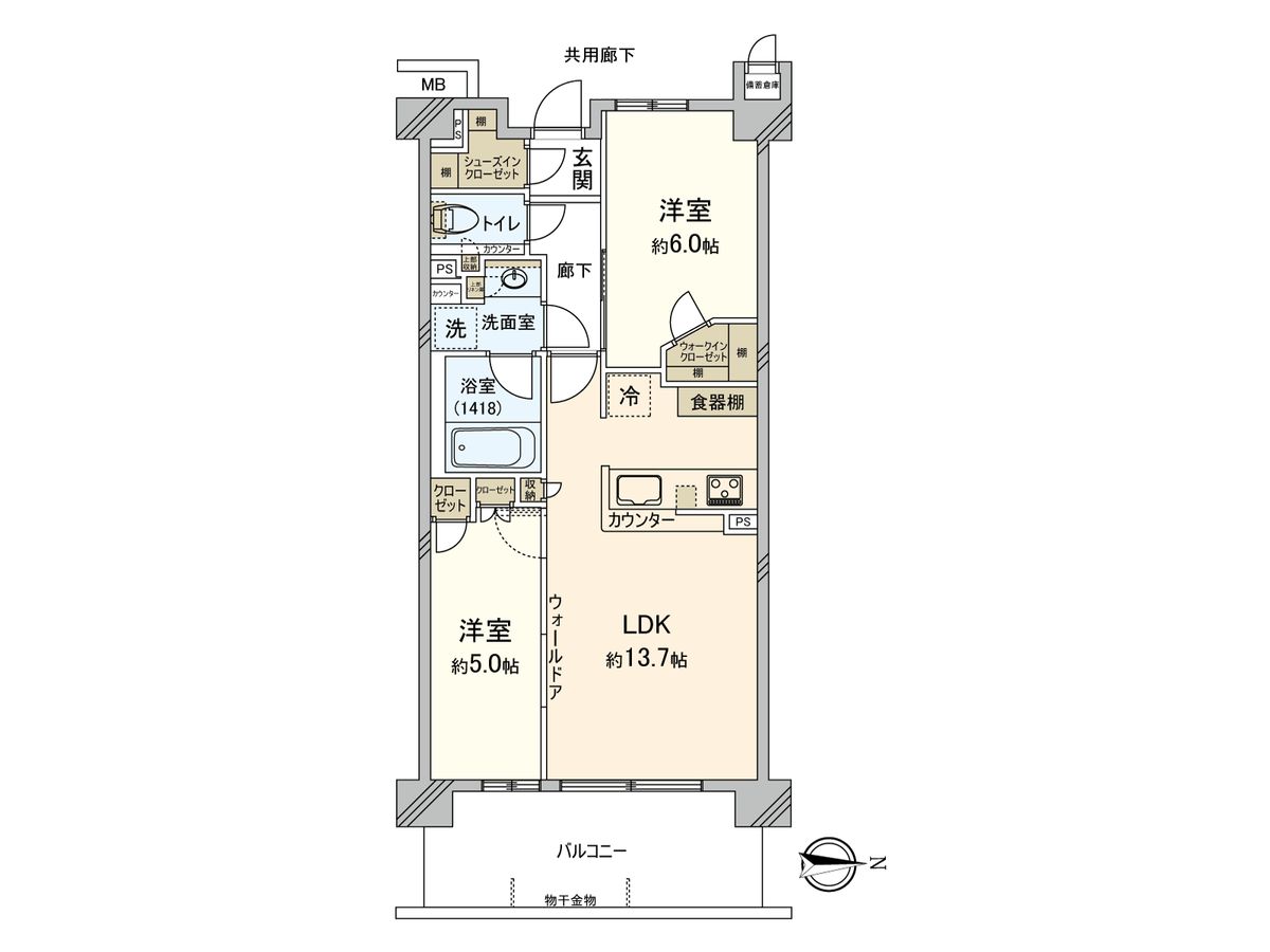 パークホームズ南船橋 間取図(平面図) 間取図(平面図)