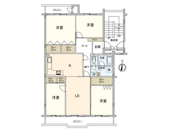秋津第二団地 間取図(平面図)
