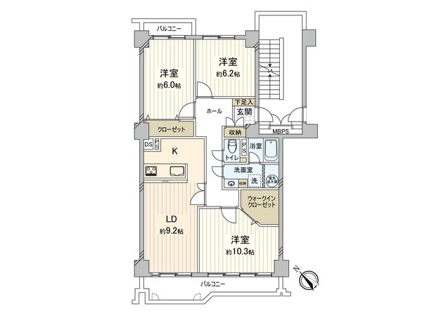 市川グリーンハイツ 間取図(平面図) 市川グリーンハイツ 間取図(平面図)