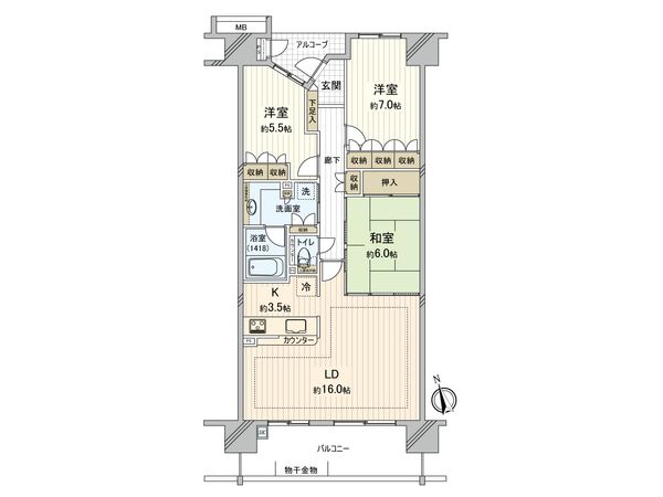 間取図(平面図)