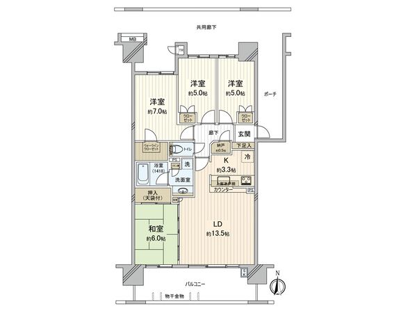 ワンダーベイシティSAZAN 間取図(平面図) ワンダーベイシティSAZAN 間取図(平面図)
