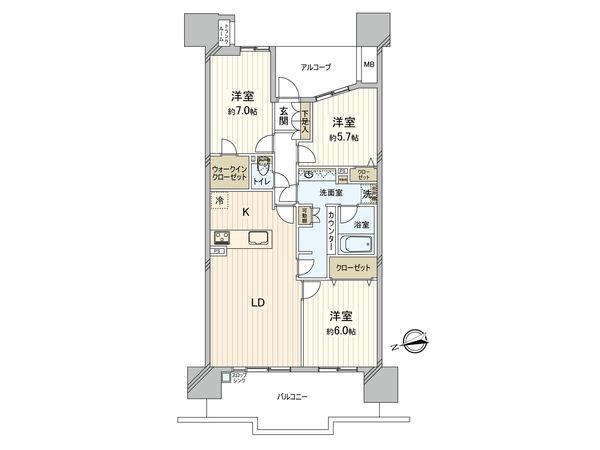 東京ベイスクエア・ミッテ 間取図(平面図) 東京ベイスクエア・ミッテ 間取図(平面図)