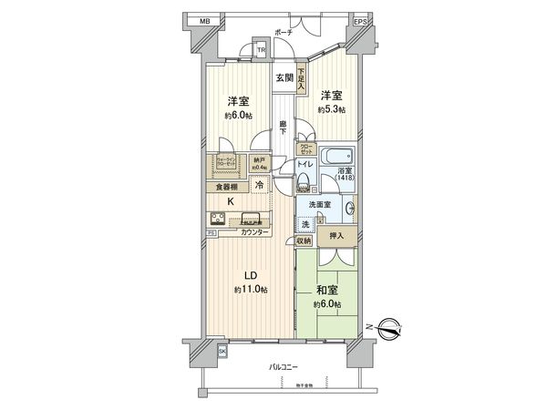 グランドホライゾン・トーキョーベイ 間取図(平面図) グランドホライゾン・トーキョーベイ 間取図(平面図)