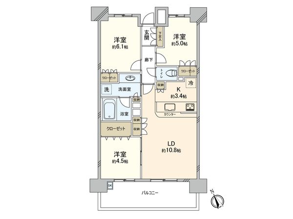 パークホームズ船橋リフレージ 間取図(平面図) パークホームズ船橋リフレージ 間取図(平面図)