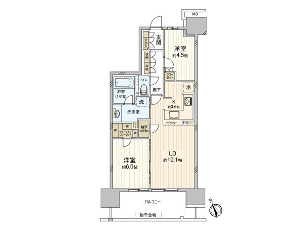 パークホームズLaLa南船橋ステーションプレミア 間取図(平面図) パークホームズLaLa南船橋ステーションプレミア 間取図(平面図)