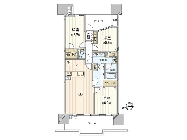 東京ベイスクエア・ミッテ 間取図(平面図) 東京ベイスクエア・ミッテ 間取図(平面図)