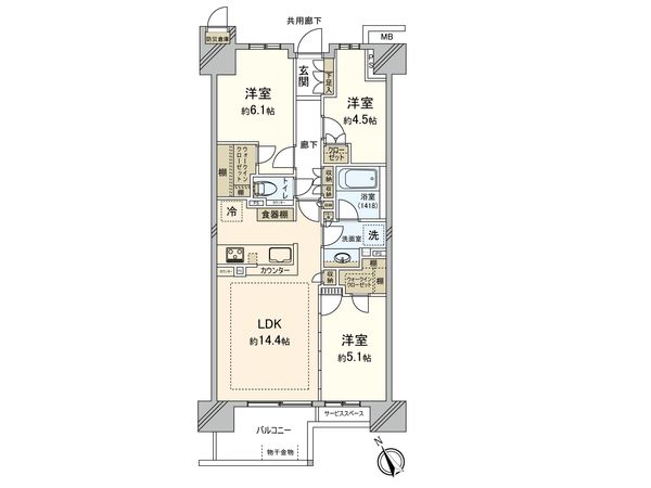 間取図(平面図)