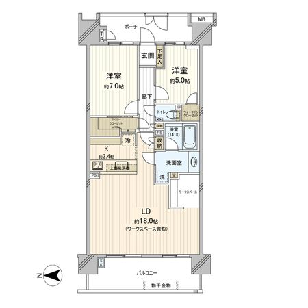 グランドホライゾン・トーキョーベイ 間取図(平面図) 間取図(平面図)