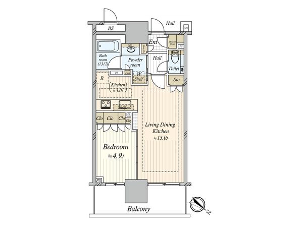 ブランズタワー豊洲 間取図(平面図) ブランズタワー豊洲 間取図(平面図)