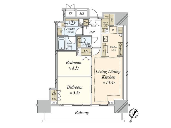 パークホームズ日本橋本町 間取図(平面図) パークホームズ日本橋本町 間取図(平面図)