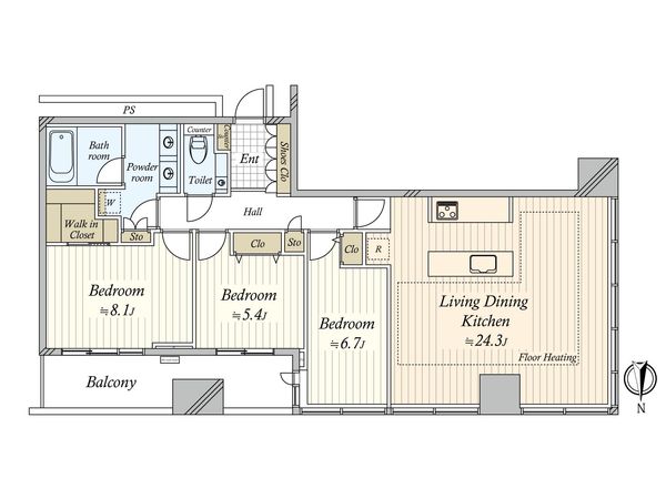 東京タイムズタワー 間取図(平面図) 東京タイムズタワー 間取図(平面図)