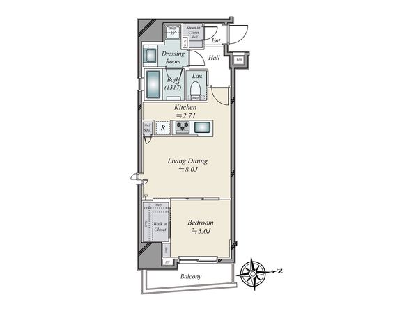 クレイシア秋葉原ラグゼスウィート 間取図(平面図) 間取図(平面図)
